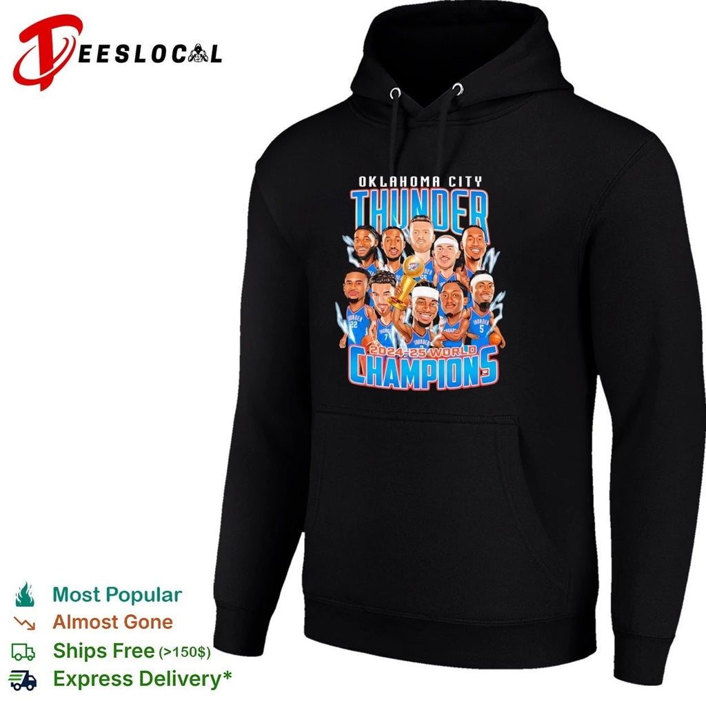 Oklahoma City Thunder 2024-25 World Champions T-shirt