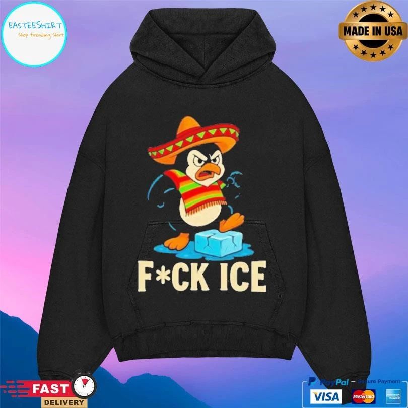Anti Ice Angry Penguin T-shirts