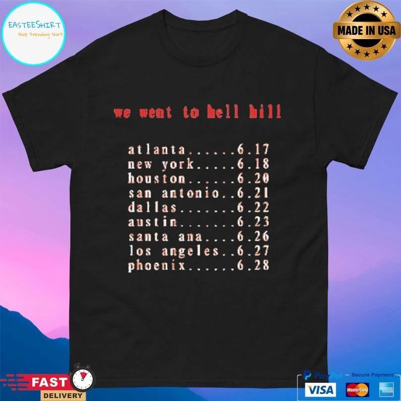 Elita We Went To Hell Hill Tour T-shirts