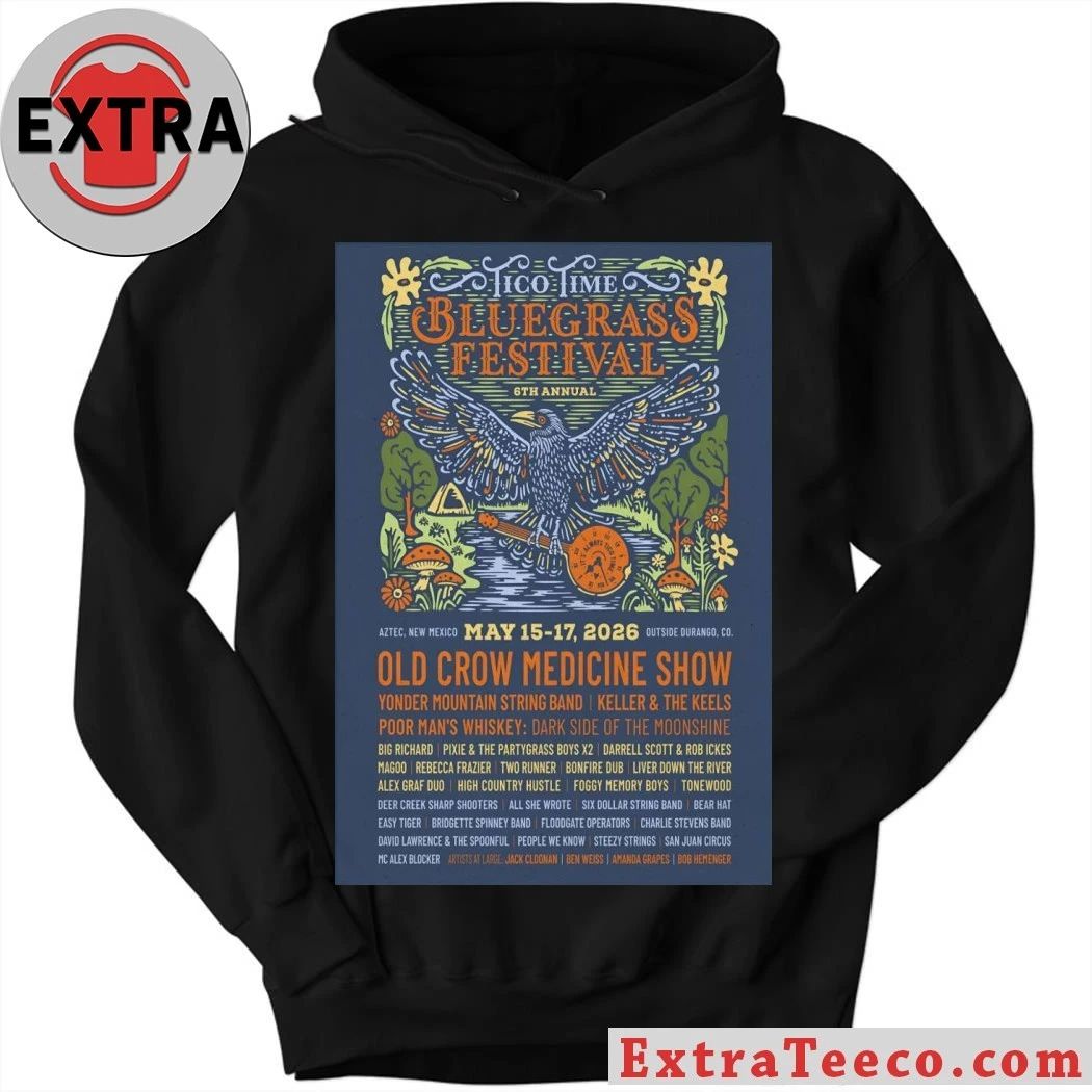 The 6th Annual Bluegrass Festival Aztec NM On May 15–17 2026 Poster Shirt