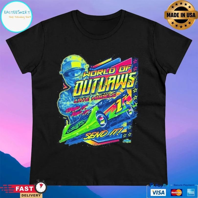 World Of Outlaws Late Models Grip It Rip It Send It T-shirts