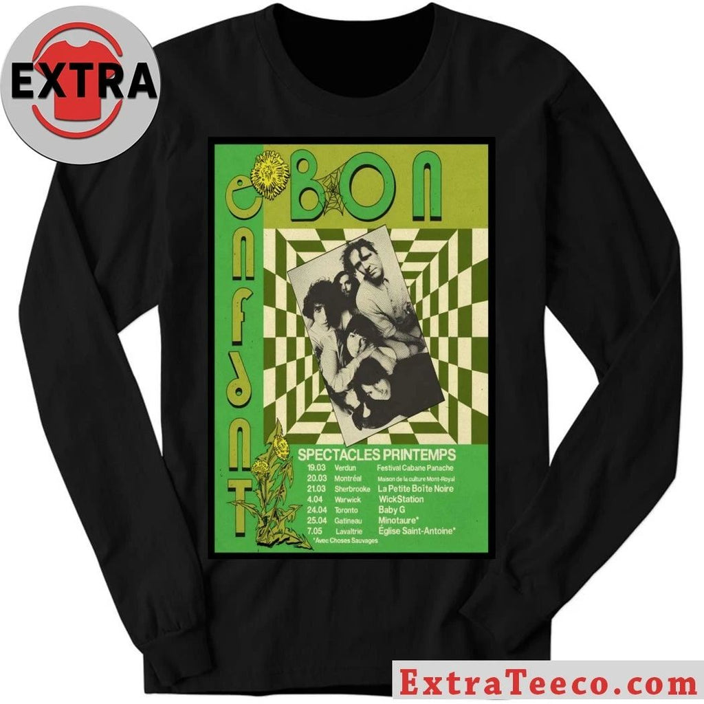 Original Bon Enfant Spectacles Printemps 2026 Tour Poster Shirt