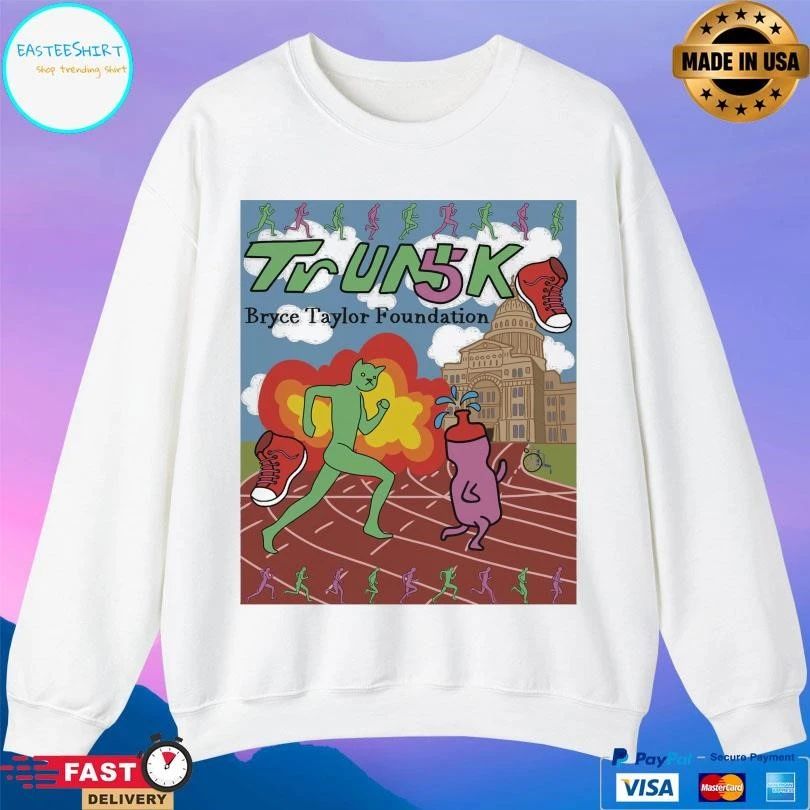 Trunk 5k Bryce Taylor Foundation T-shirts