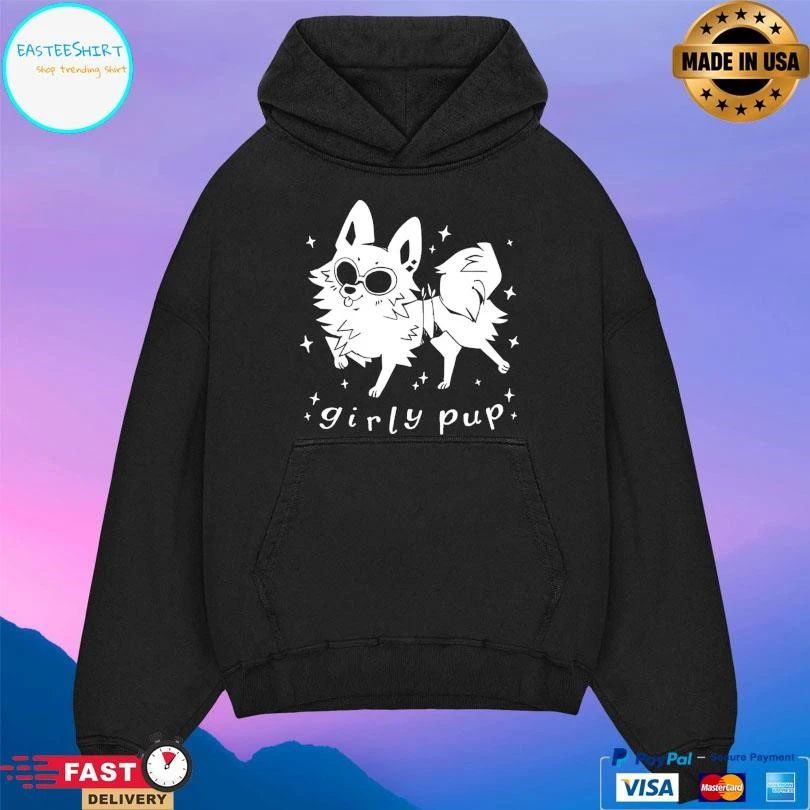 Girly Pup Dog T-shirts