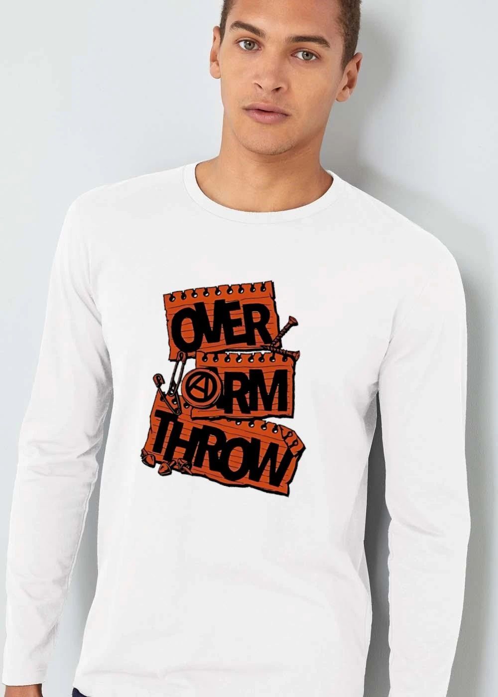 Overarm Throw Orange Torn Notepad Safety Pins Screws shirt