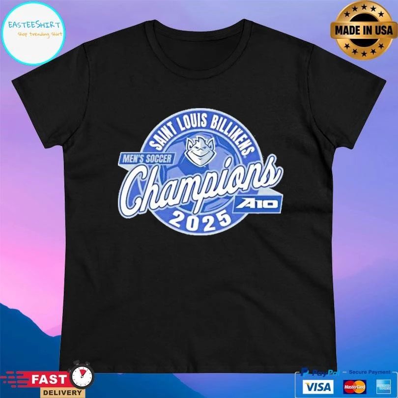 Saint Louis Billikens Men’s Soccer Championship A10 2025 T-shirts