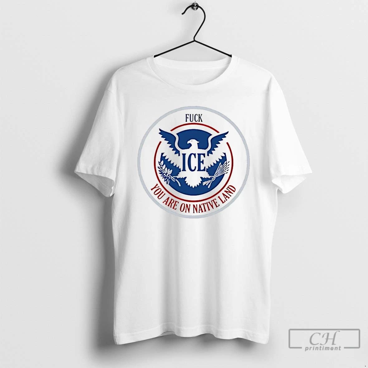 Premium You Are On Native Land Fck Ice Christmas T Shirts