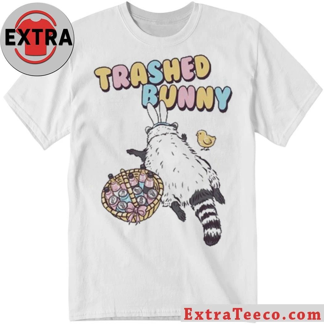 Trashed Bunny Raccoon T-Shirt