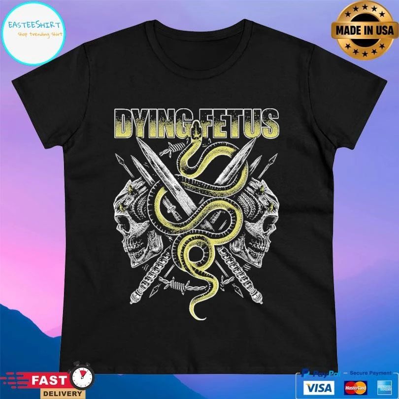 Dying Fetus Snake Skull T-shirts