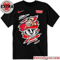 Wisconsin Badgers NCAA Varsity Savage Logo T-Shirt