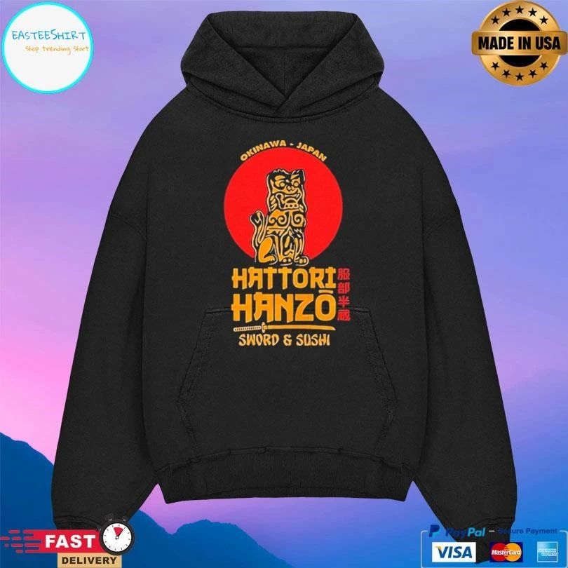 Okinawa Japan Hattori Hanzo Sword And Sushi T-shirts
