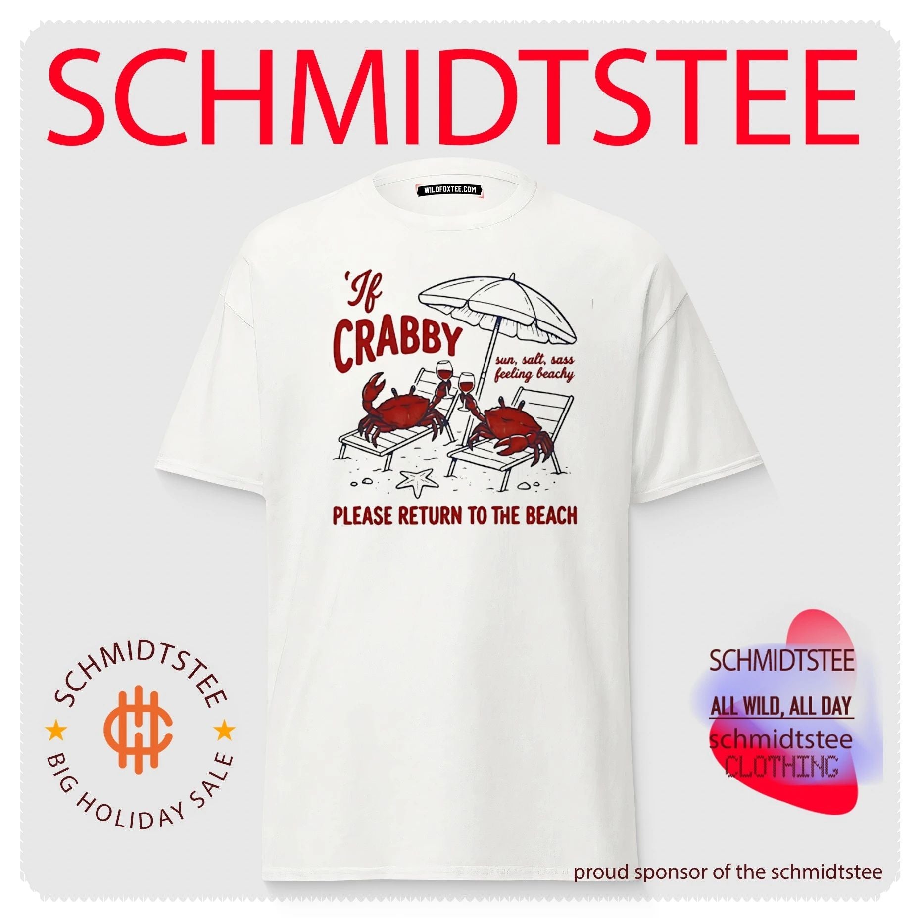 Crab If Crabby Please Return to the Beach shirt