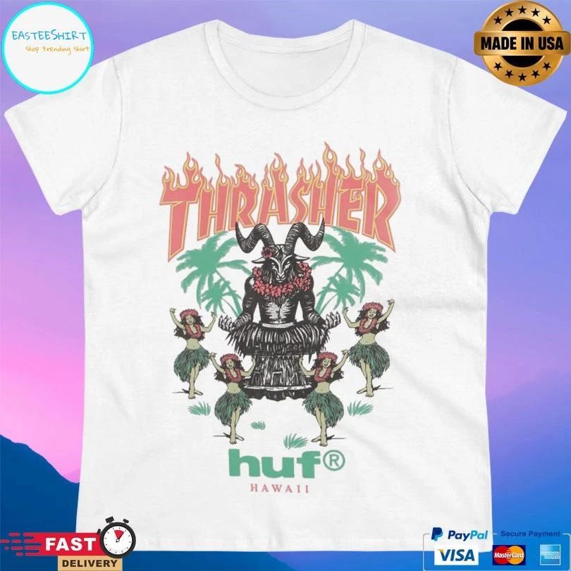 Thrasher Goat Luau Huf Hawaii T-shirts