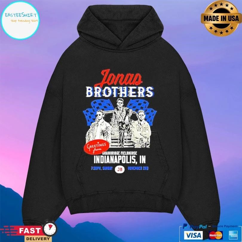 Jonas Brothers Greeting From Your Hometown Indianapolis In Sunday Jb T-shirts