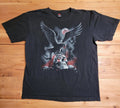 VTG Hero Buff T Shirt Tee Size: Large Double Sided Short Sleeve
