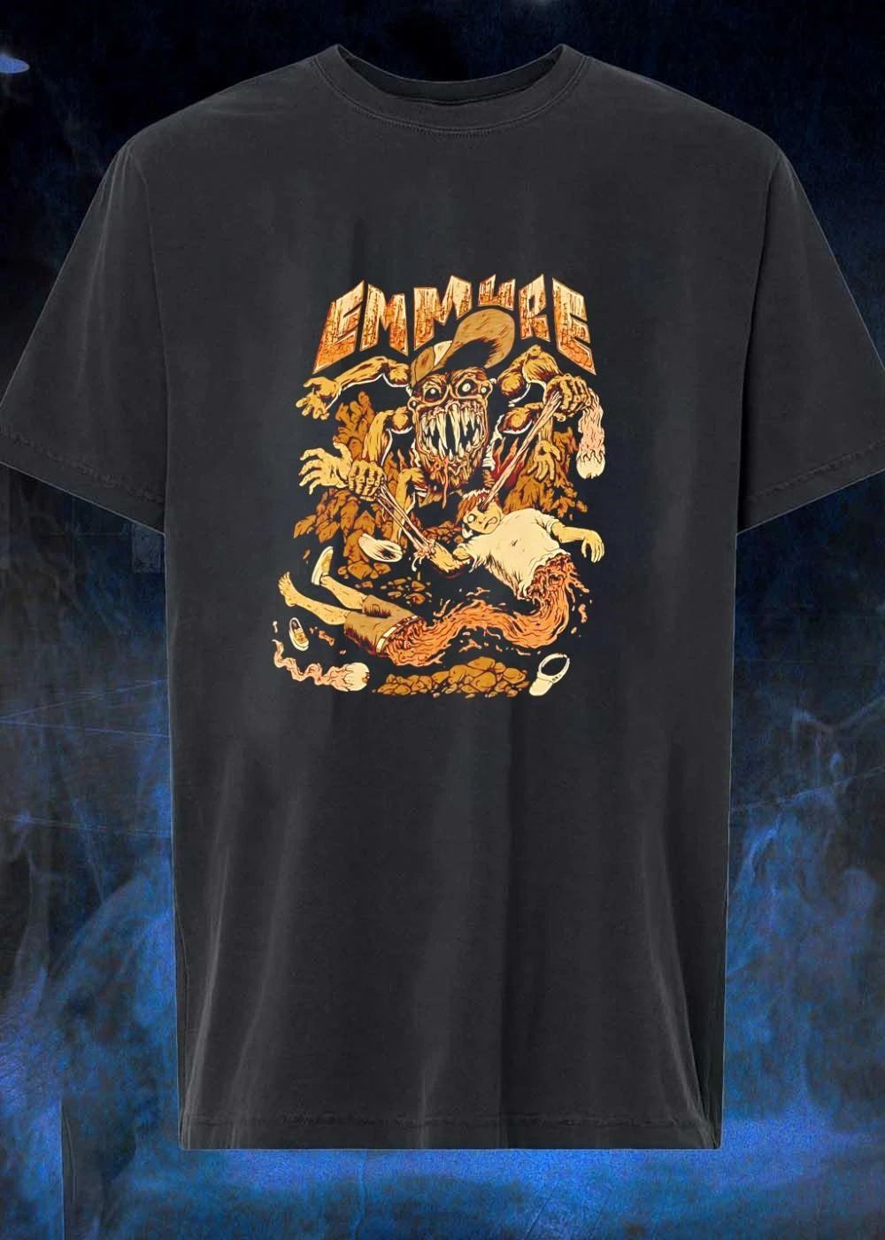 Metal Band Horror Graphic Emmure Monster Ripping Victim T-Shirt