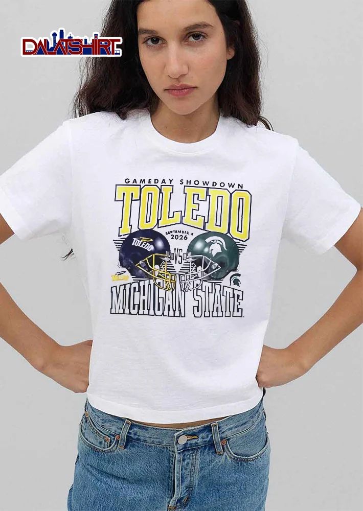 Toledo Rockets Michigan State Spartans NCAA Gameday Showdown September 4 2026 Vs Opposing Football Helmets shirt