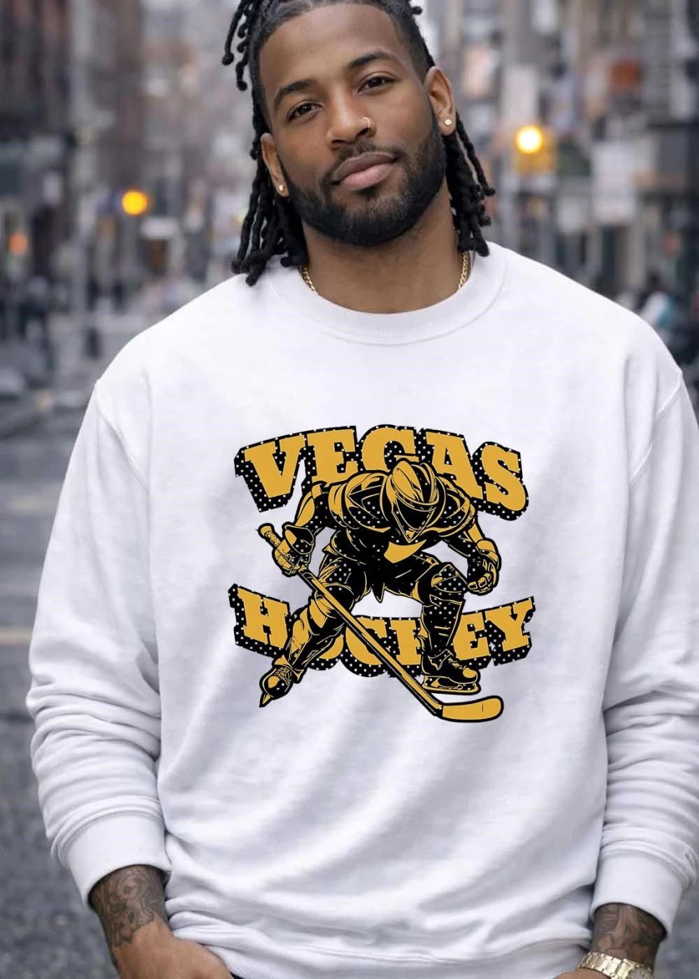 Vegas Hockey Skater Athlete Vegas Hockey T-Shirt
