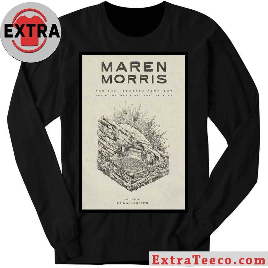 Maren Morris Red Rocks Amphitheatre In Morrison CO July 19 2026 Poster Shirt