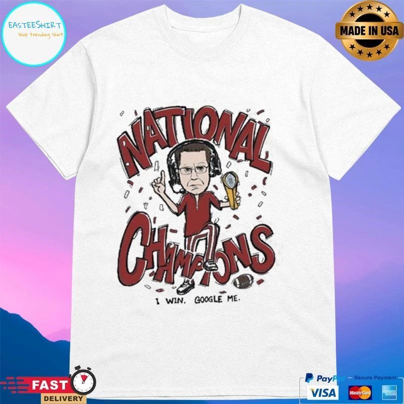 Indiana Cignetti In Coach National Champions I Win Google Me 2026 T-shirts