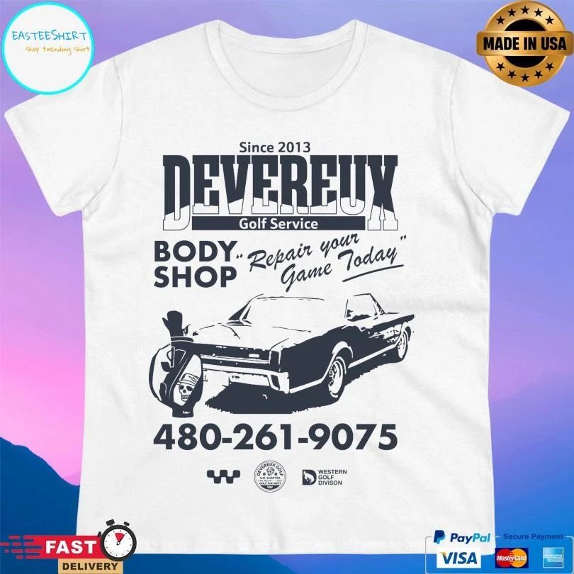 Devereux Golf Service Body Shop Repair Your Game Today Since 2013 T-shirts
