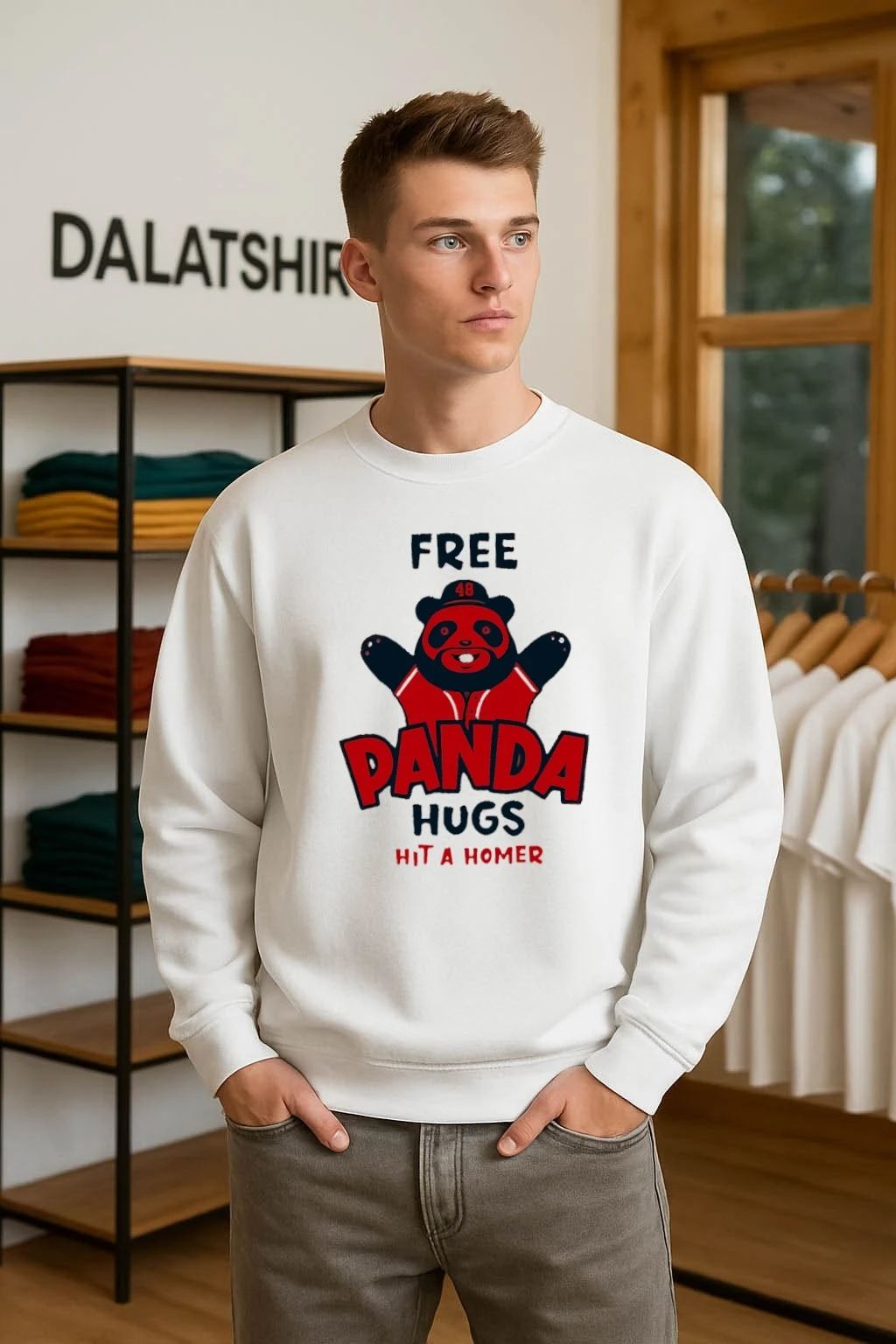 Ronald Acuna Jr Free Panda Hug Hit A Homer shirt