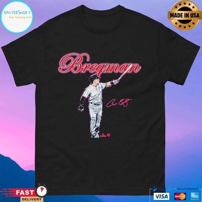 Alex Bregman Chicago Slugger Swing Signature T-shirts