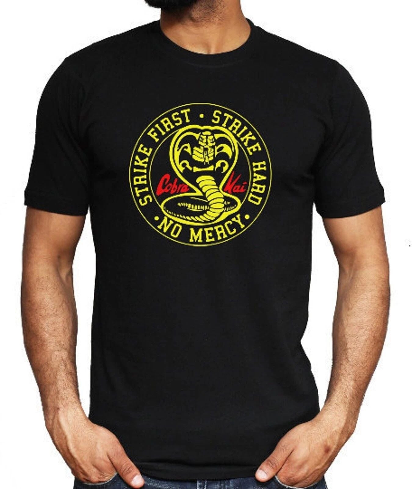 Cobra Kai T-Shirt Kids & Mens - Retro Karate Kid TV Show Gift - Martial Arts Tee