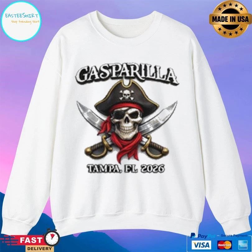 Gasparilla Pirate Festival Tampa Fl 2026 Pirate Skull T-shirts