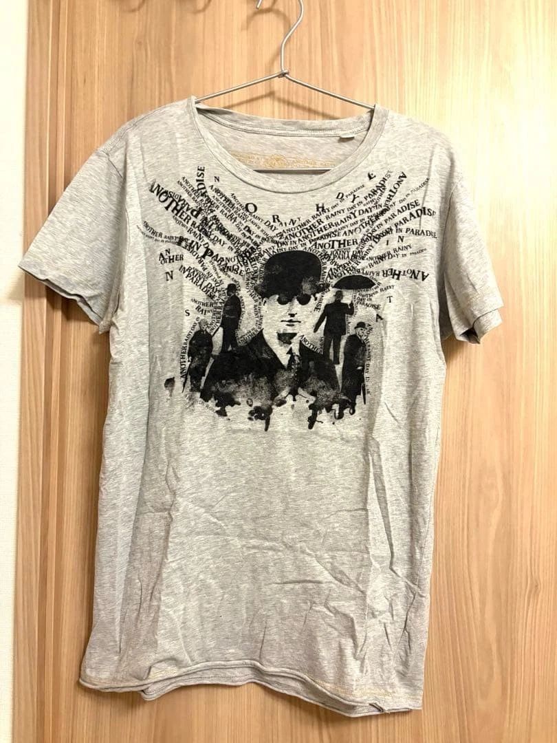 Diesel Gray Graphic T-Shirt M Japan