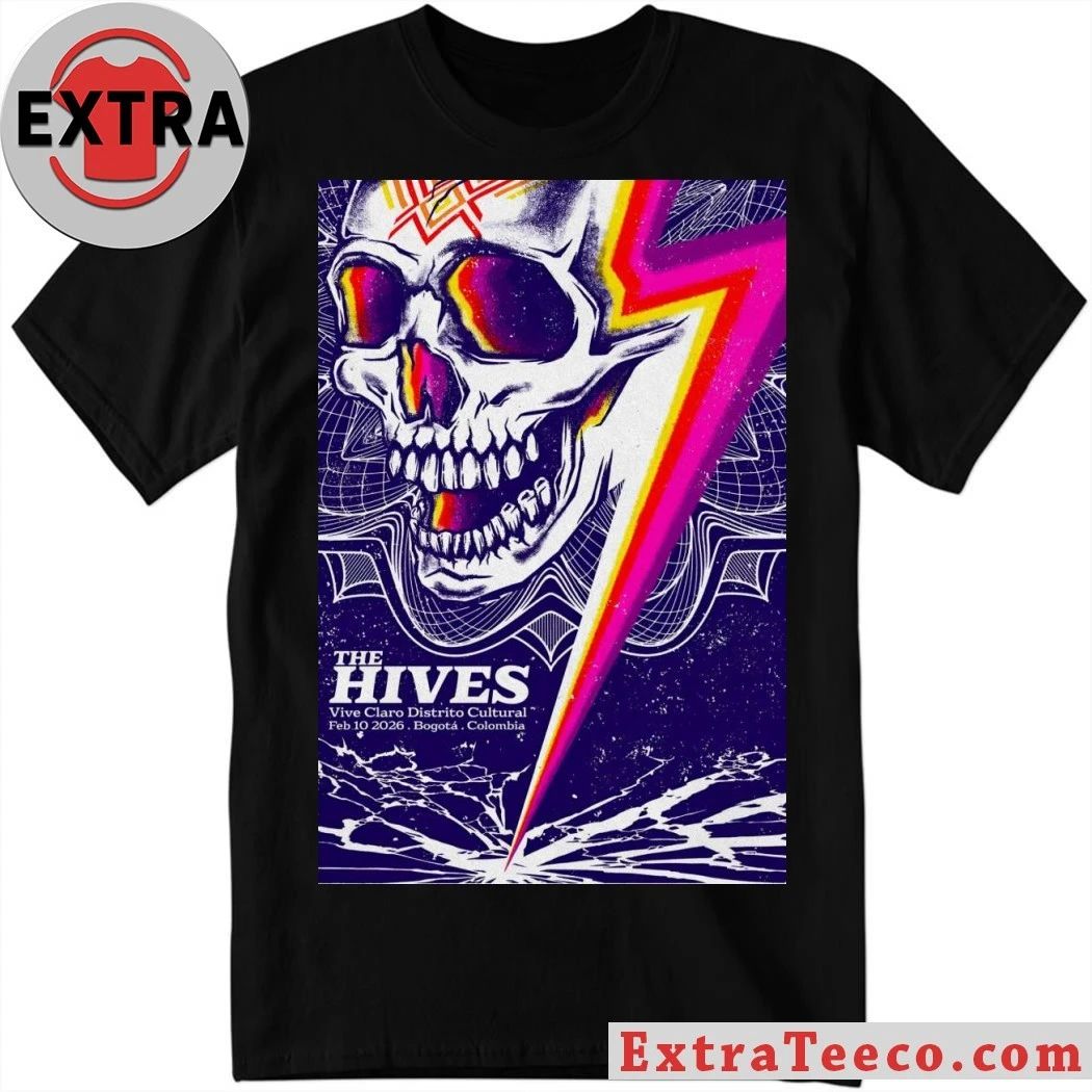 The Hives Bogotá Colombia Feb 10 2026 Poster Shirt