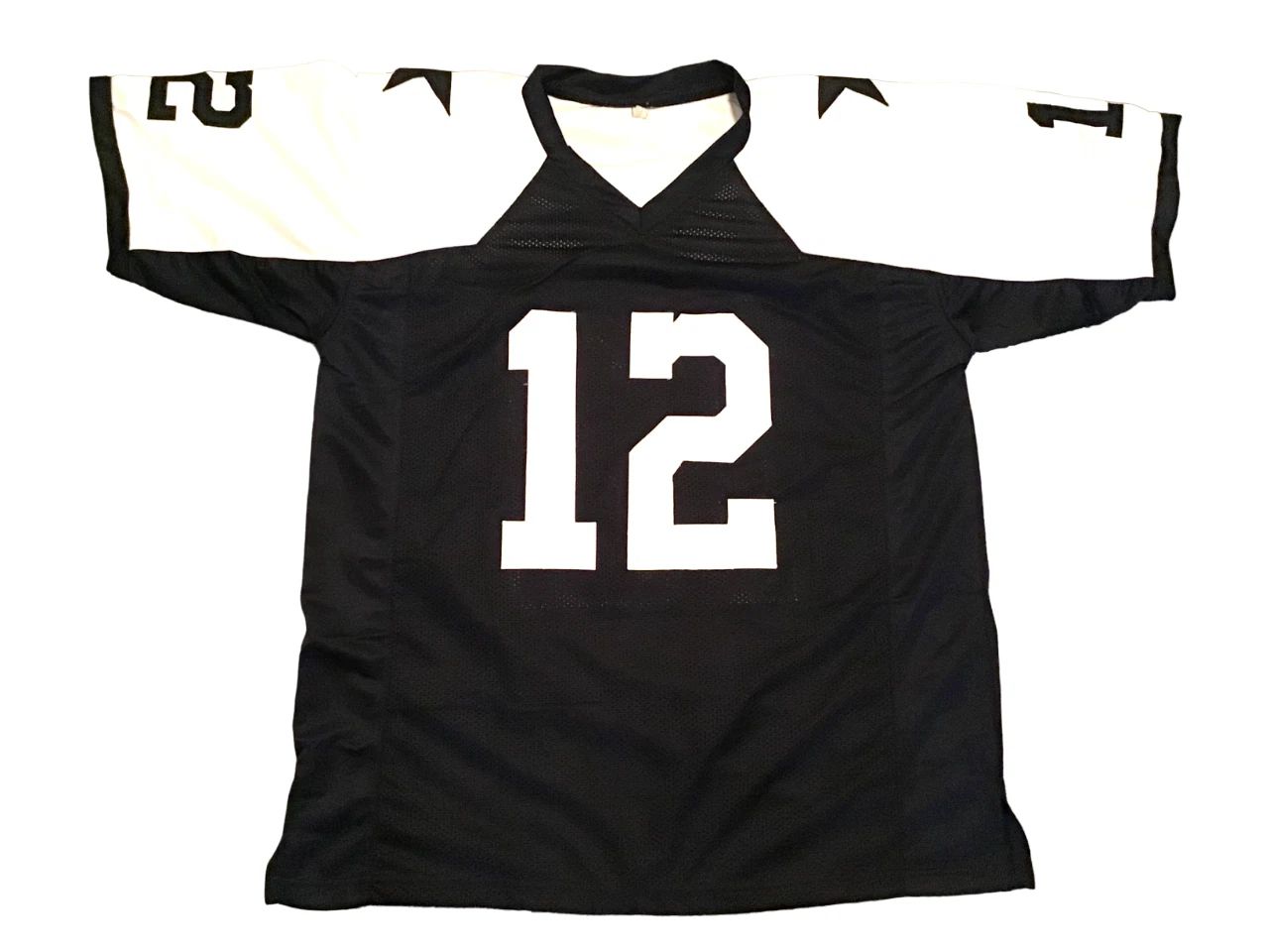 Custom Roger Staubach Thanksgiving Mesh Football Jersey