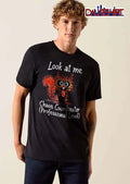 Look At Me Chaos Coordinator Professional Level Crazy Wide Eyed Squirrel Tongue Out Cartoon shirt