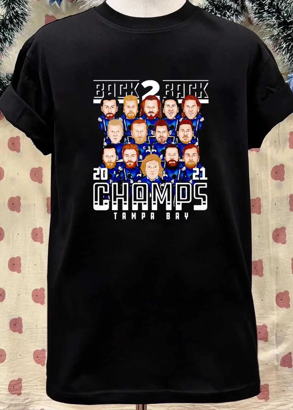 Tampa Bay Lightning Back 2 Back 2021 Champs Shirt