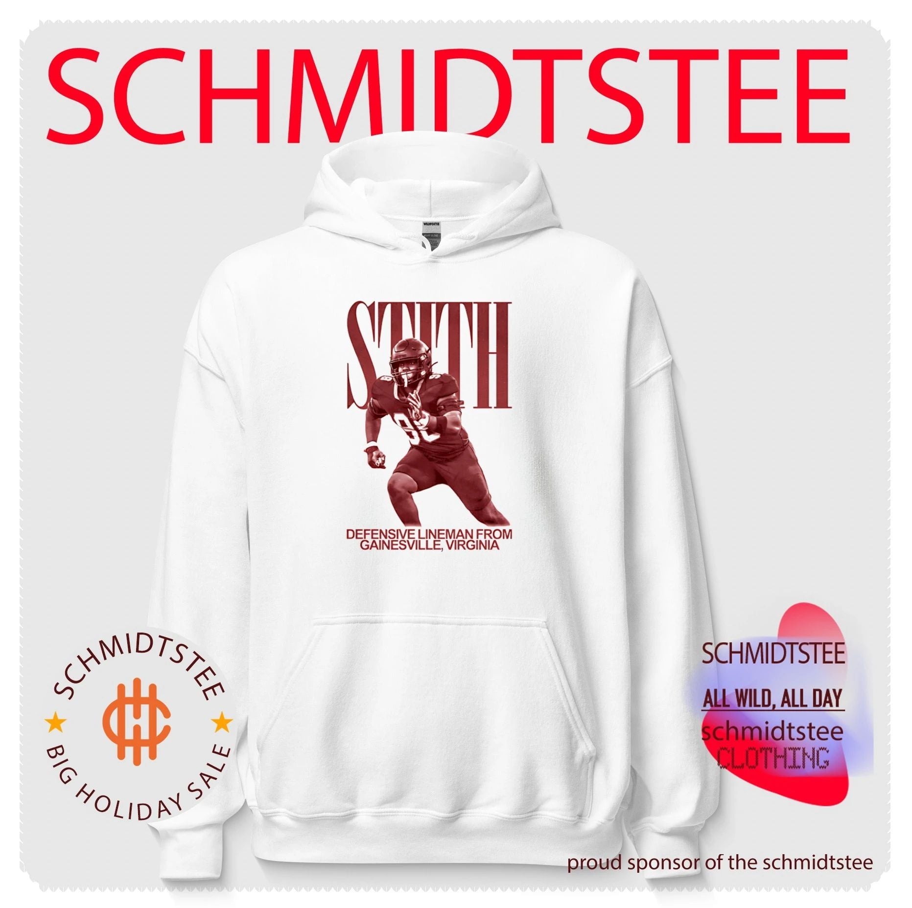 Jeramy Stith Defensive Lineman from Gainesville Virginia shirt