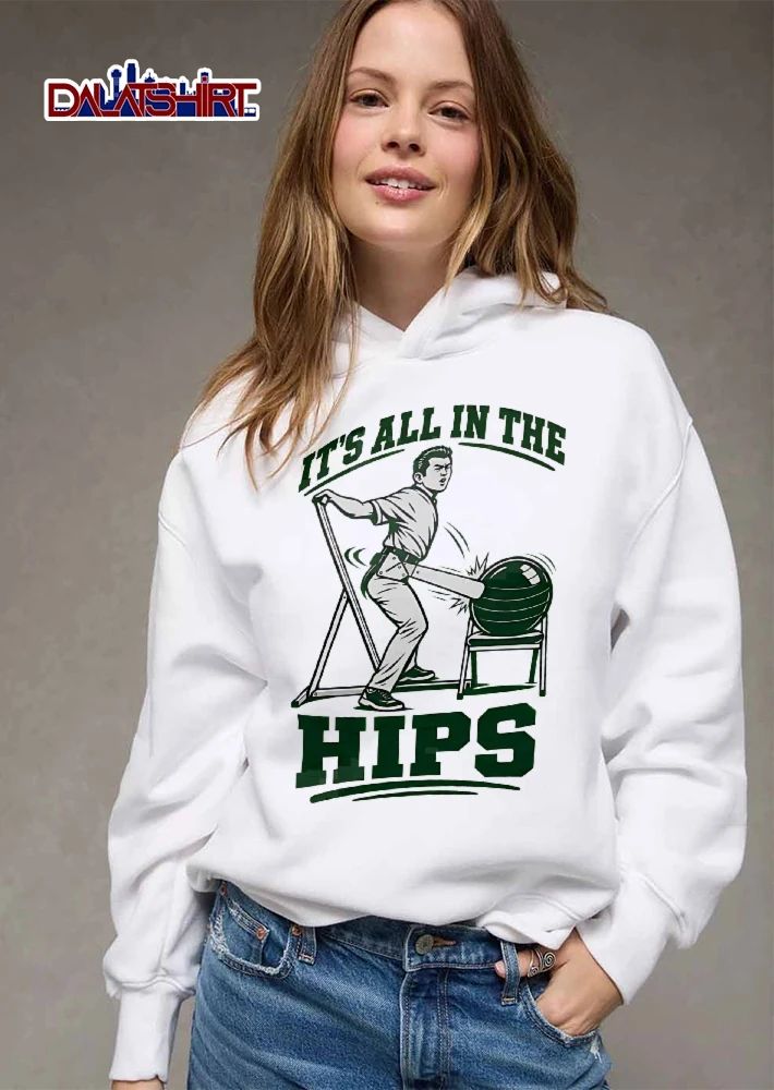 Its All In The Hips Retro Athlete Harness Bat Trainer Exercise Ball shirt