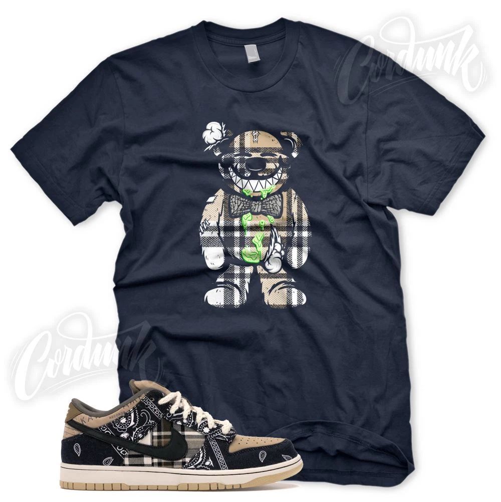 "TATTERED TEDDY" Sneaker T Shirt to match N SB Cactus Jack Travis Scott Dunk