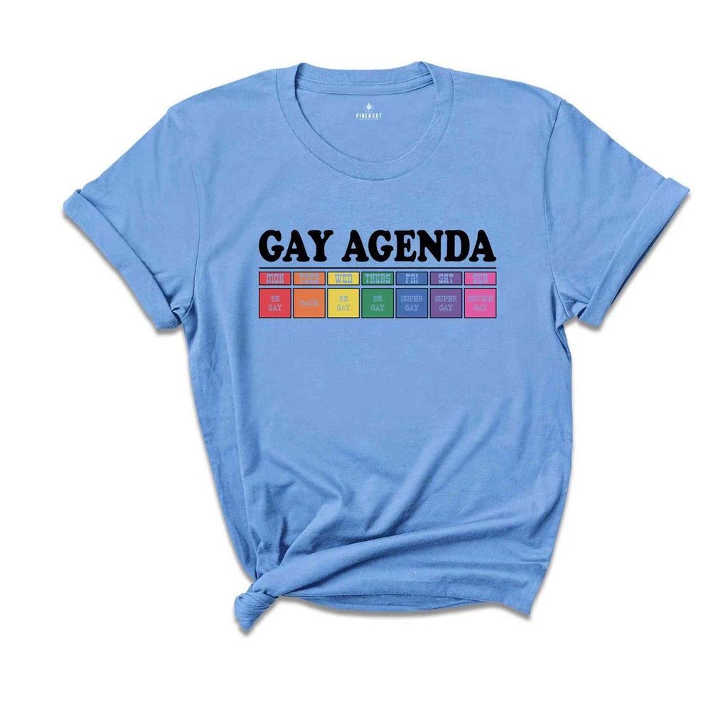 Gay Agenda Shirt, Gay Shirt, Lesbian Shirt, Cute Pride Shirt, Pride Ally Shirt,