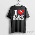 Premium Santa Claus I Love Saint Nicholas Xmas Christmas