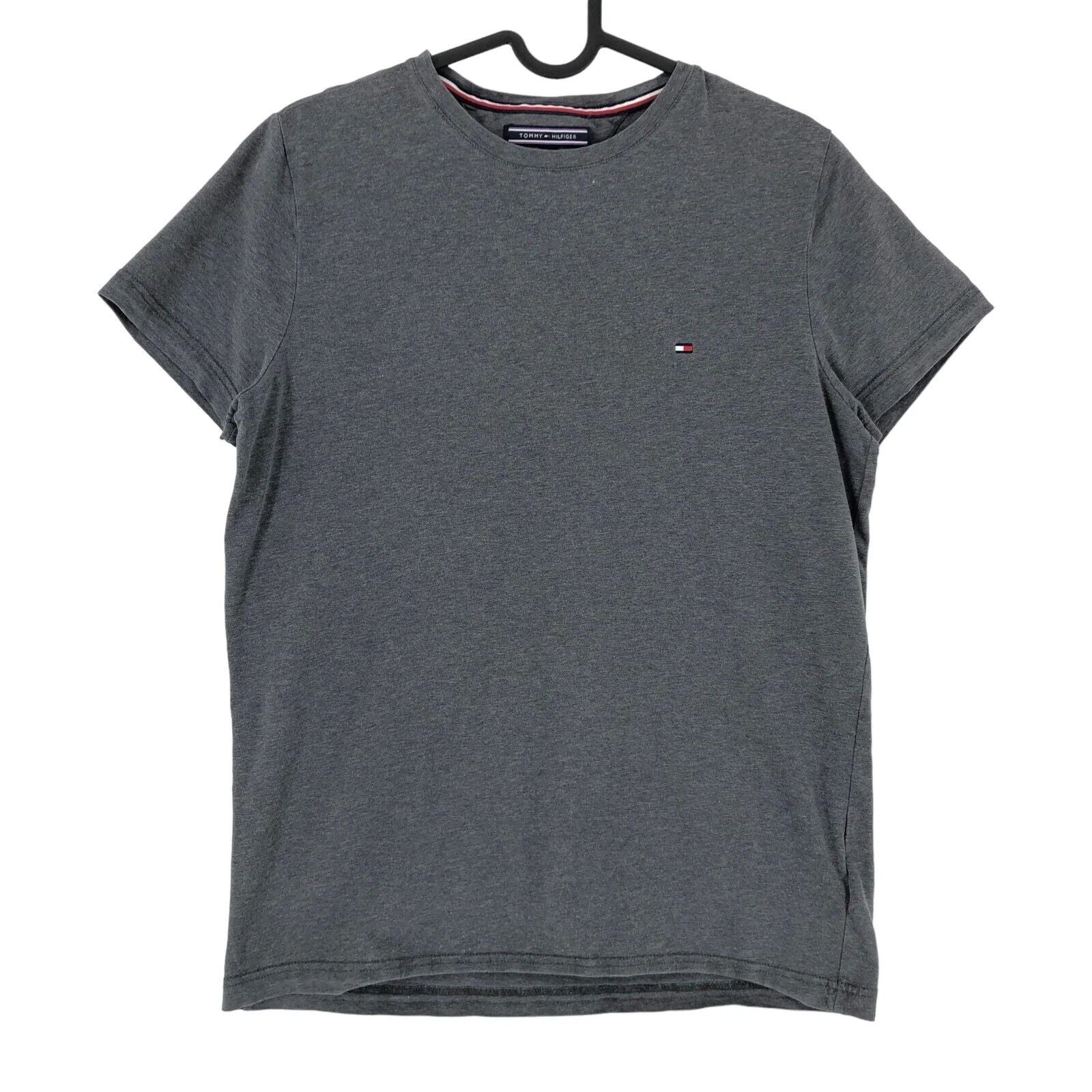 TOMMY HILFIGER Men Round Neck Slim Fit T-Shirt Size M