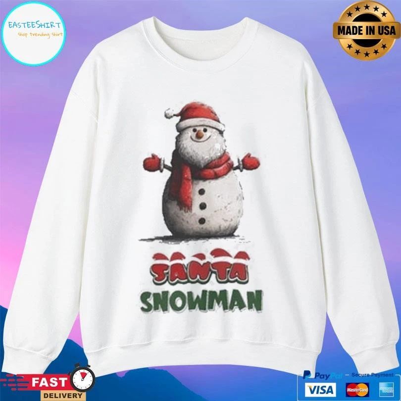 Santa Snowman Christmas 2025 T-shirts