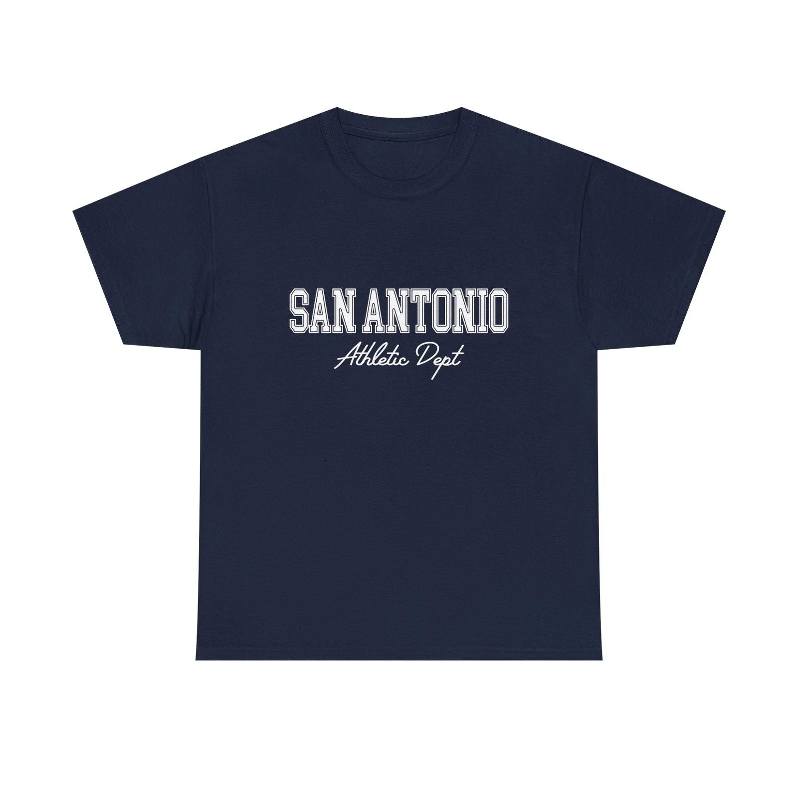 San Antonio Texas Vintage Souvenir Simple Y2k Aesthetic, Athletic Dept Tee