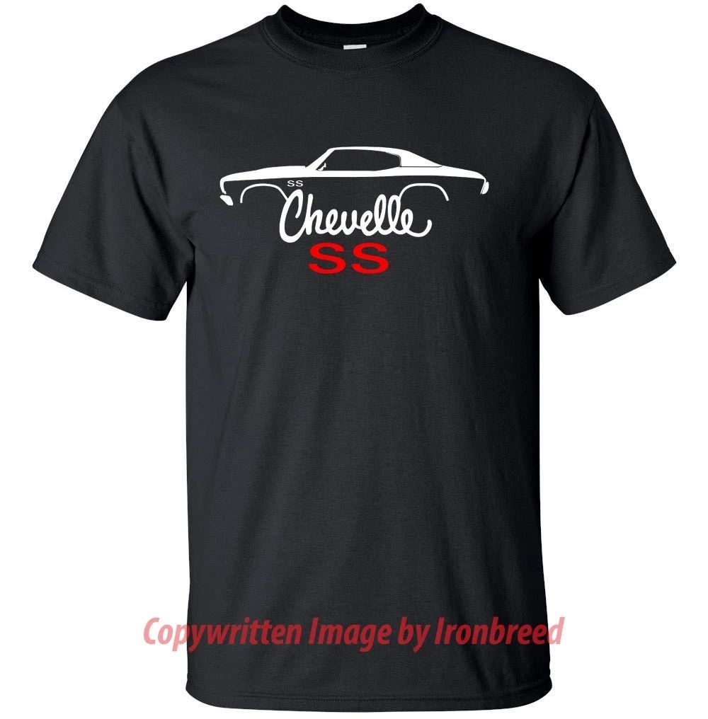 1970 1971 1972 Chevelle SS T Shirt Muscle Car Silhouette 396 LS6 454 70 71 72
