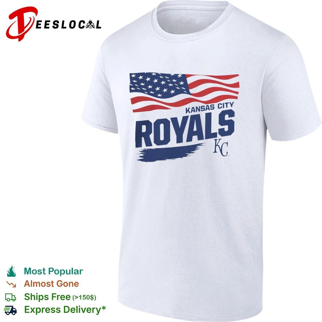 Kansas City Royals Waving Flag Kansas City Royals Starter T-shirt