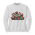 Funny Christmas Dog Sweatshirt, Cute Dogs Sweater, Christmas Party, Dog Lover Sw