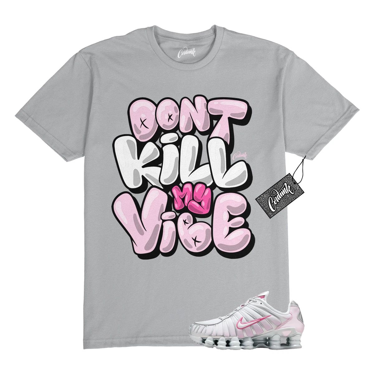 Shox TL Metallic Platinum Pink Foam White Pinksicle T Shirt to Match DKMV