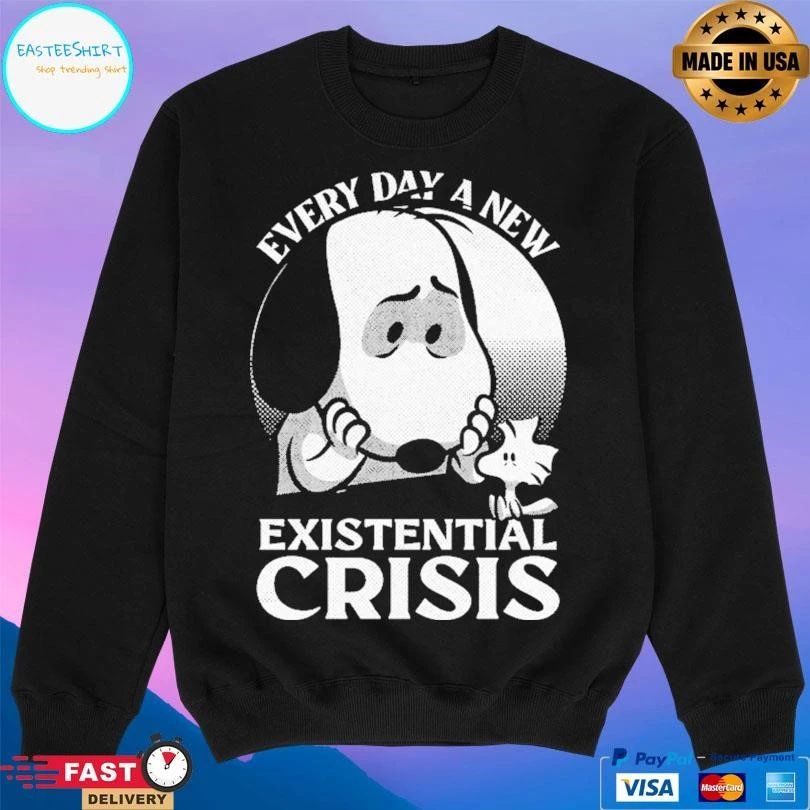 Every Day A New Existential Crisis Dog T-shirts