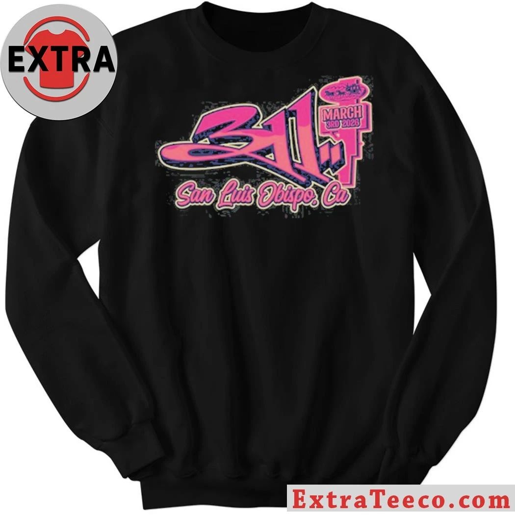 311 Match 3 3 2026 San Luis Obispo CA Shirt