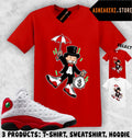 Shirt Match AJ 13 Chicago 2026 Sneaker Matching Tee Sneakerhead Monopoly T-Shirt