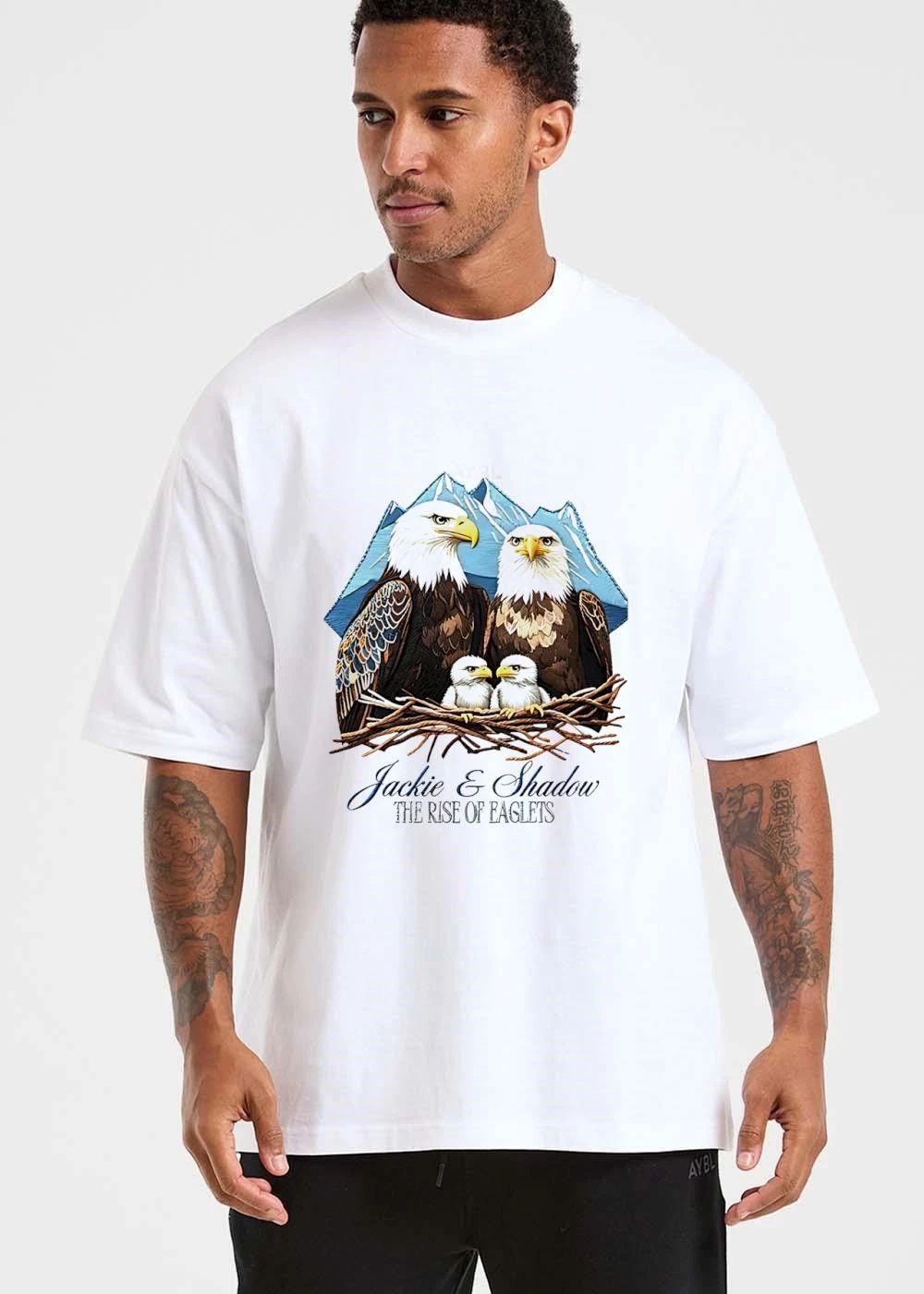 Jackie And Shadow The Rise Of Eaglets Bald Eagle Family Nest Snowy Mountains shirt